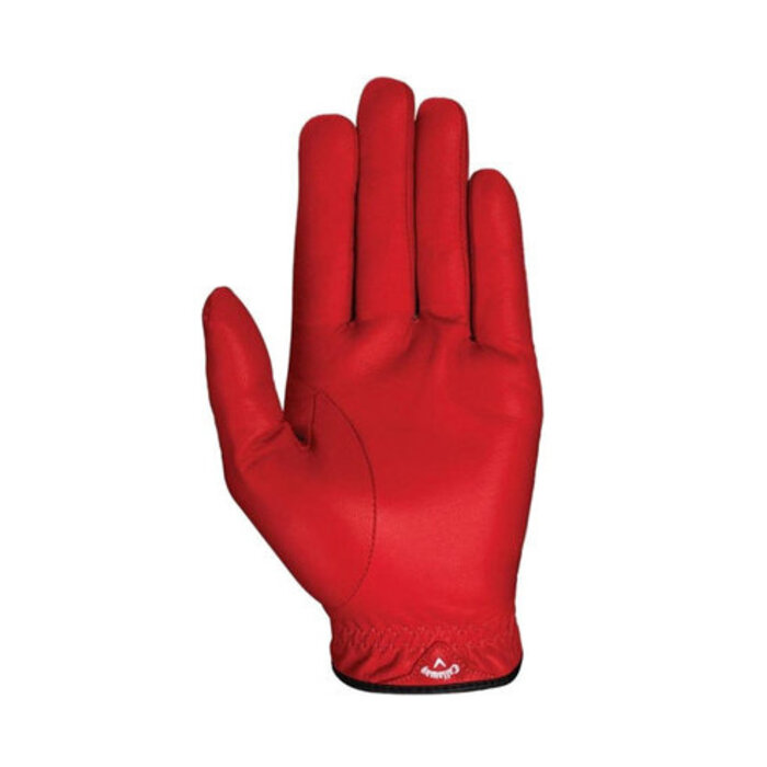 Callaway Callaway Opti-Color Guante de Golf para Hombre - Rojo (Para Golfistas Diestros)
