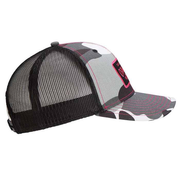 TaylorMade TaylorMade Original One Trucker Gorra de Golf para Mujer - Camuflaje Negro Rosa