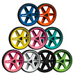 Clicgear Clicgear Wheel Set For Clicgear Trolley (3 wheels) - Black