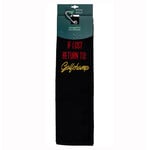 Nova Golf 'If Lost Return To Golfchamp' Toalla de golf - Negro