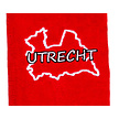 Nova Golf Nova Golf 'Utrecht' Toalla de golf - Rojo Blanco