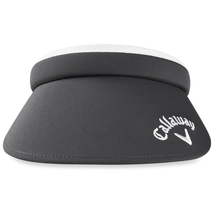 Callaway Callaway Ladies Clip Visor - Gris Blanco