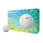 TaylorMade Kalea Pelotas de Golf para Mujer - Blanco - 12 unidades
