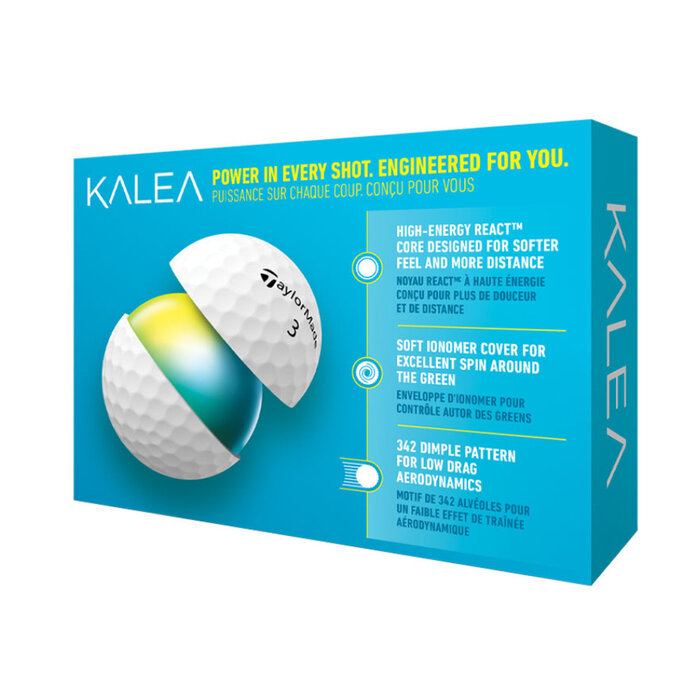 TaylorMade TaylorMade Kalea Ladies Golf Balls - White - 12-Pack