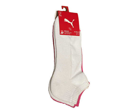 Puma Puma Calcetines de deporte - Blanco Rosa (2 Pares)