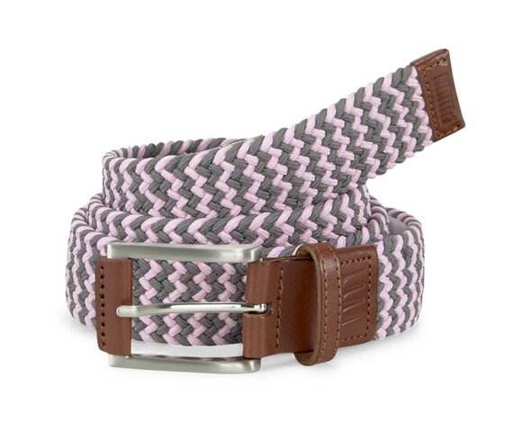Puma Puma X Weave Belt Cinturón - Gris Rosa