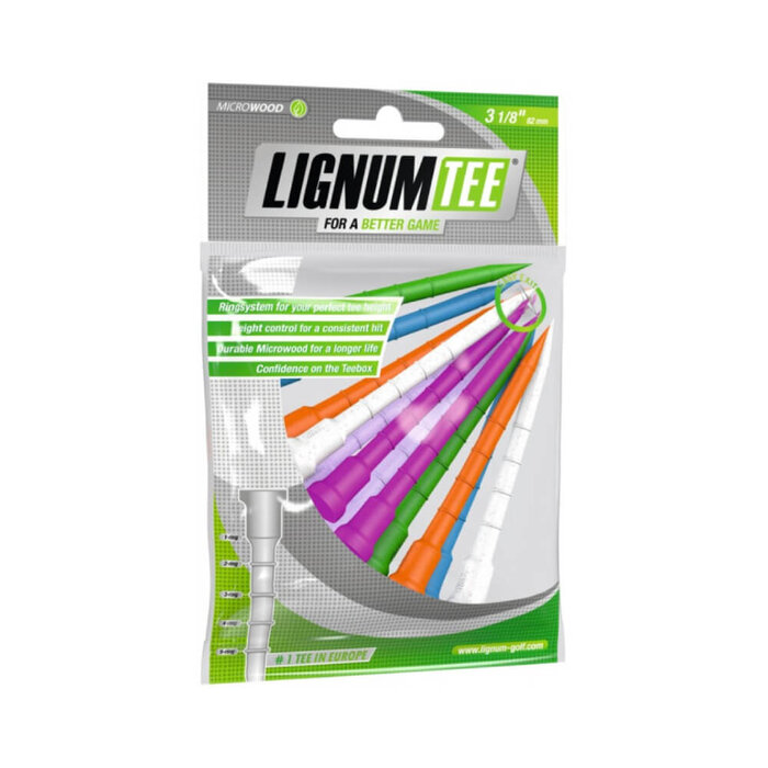 Lignum Lignum Tees 82 mm (12 pieces) - Mix