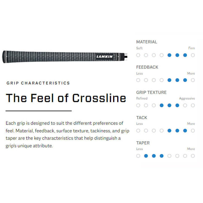 Lamkin Lamkin Crossline JUMBO SIZE Grip - Negro