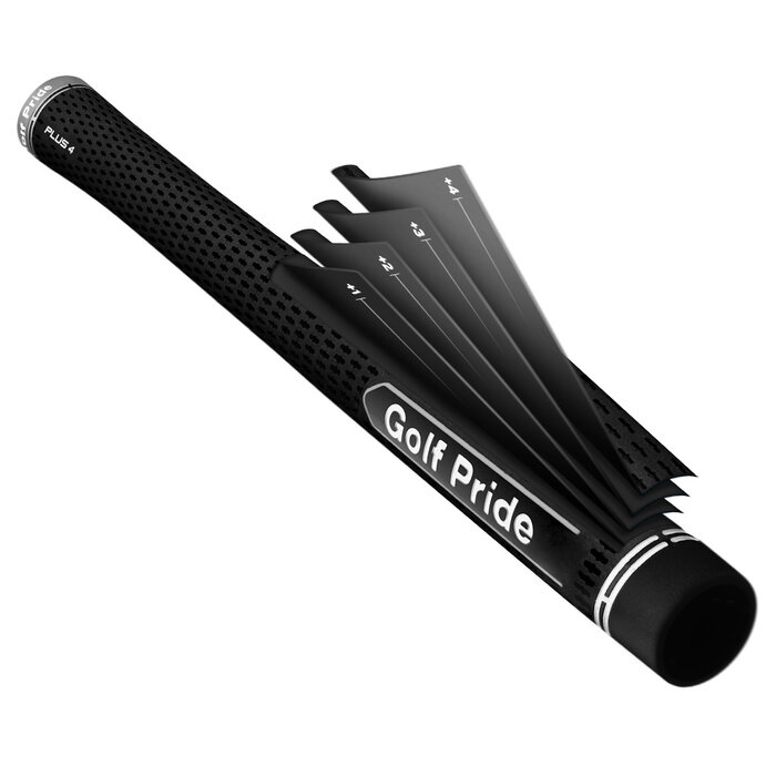 GolfPride GolfPride Tour Velvet Plus 4 Grip ESTÁNDAR - Negro Blanco