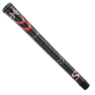 SuperStroke SuperStroke Cross Comfort Grip ESTÁNDAR - Negro Rojo