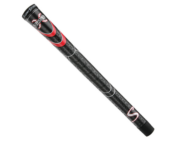 SuperStroke SuperStroke Cross Comfort Grip ESTÁNDAR - Negro Rojo