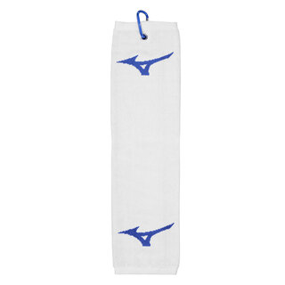 Mizuno Mizuno RB Tour Trifold Toalla de golf - Blanco