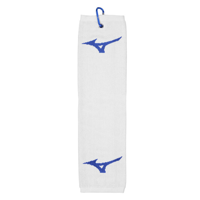Mizuno Mizuno RB Tour Trifold Toalla de golf - Blanco