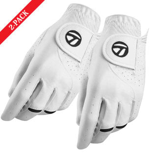 TaylorMade TaylorMade Stratus Tech Guante de golf para hombre (Para golfistas diestros) - Paquete de 2