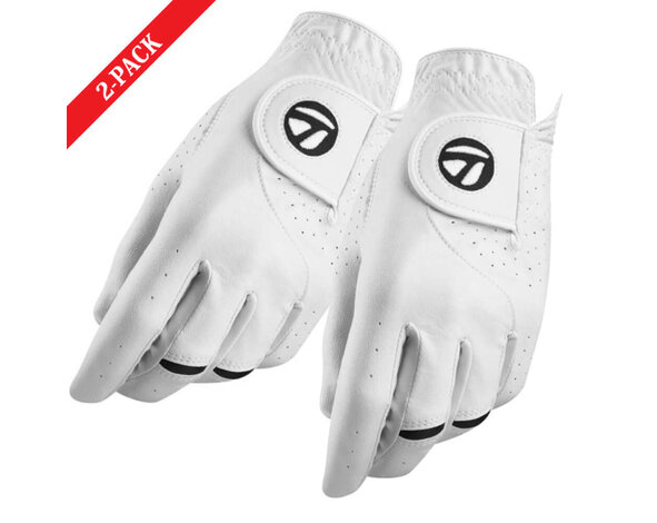 TaylorMade TaylorMade Stratus Tech Guante de golf para hombre (Para golfistas diestros) - Paquete de 2