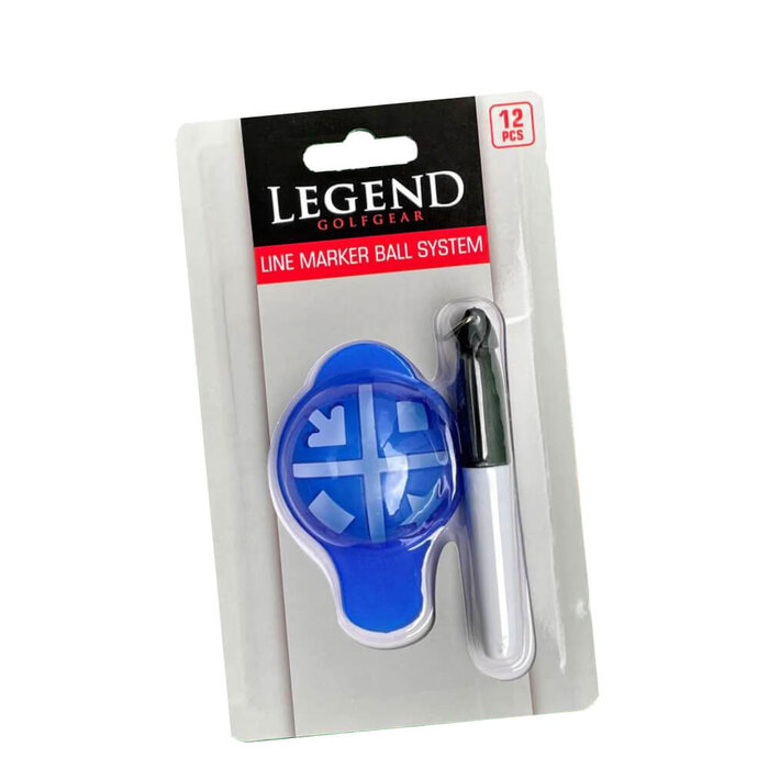 Legend Legend Set Marcador de Bolas de Golf con Rotulador
