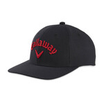 Callaway Junior Tour Golf Cap - Black Fire Red