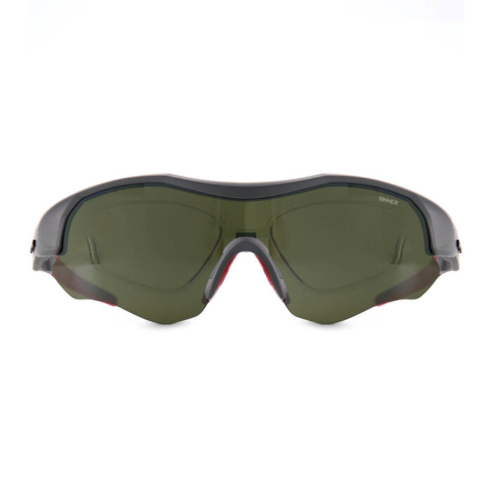 Sinner Gafas de sol de golf Sinner Triple II - Gris Rojo