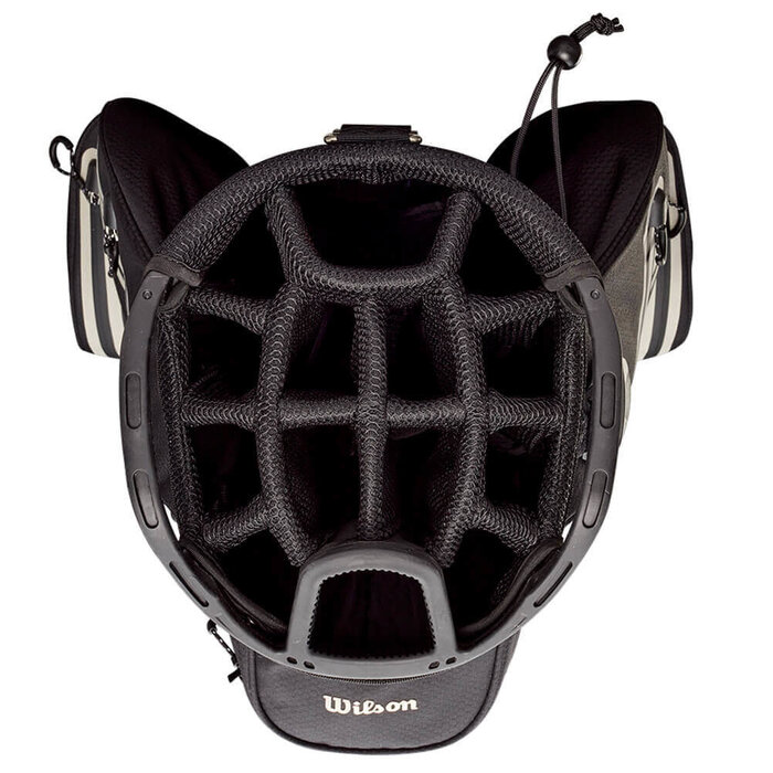 Wilson Wilson Exo Dry Waterproof Bolsa de golf carro - Gris Amarillo