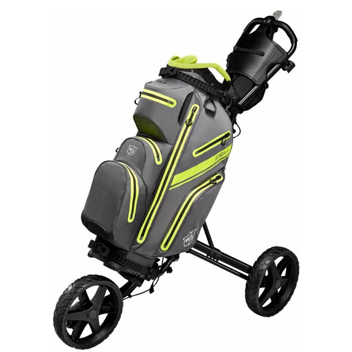 Wilson Wilson Exo Dry Waterproof Bolsa de golf carro - Gris Amarillo