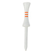 Legend Legend Step Tees 70 mm (25 Pieces) - White Orange