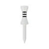 Legend Step Tees 50 mm (25 Pieces) - White Black