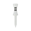 Legend Legend Step Tees 50 mm (25 Unidades) - Blanco Negro