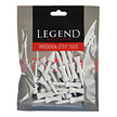 Legend Legend Step Tees 50 mm (25 Unidades) - Blanco Negro