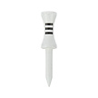 Legend Legend Step Tees 50 mm (25 Unidades) - Blanco Negro