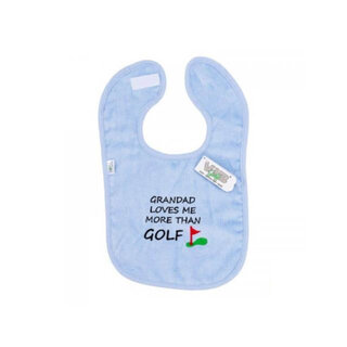 VIB VIB Nova Golf 'El abuelo me quiere más que al golf' Babero - Azul