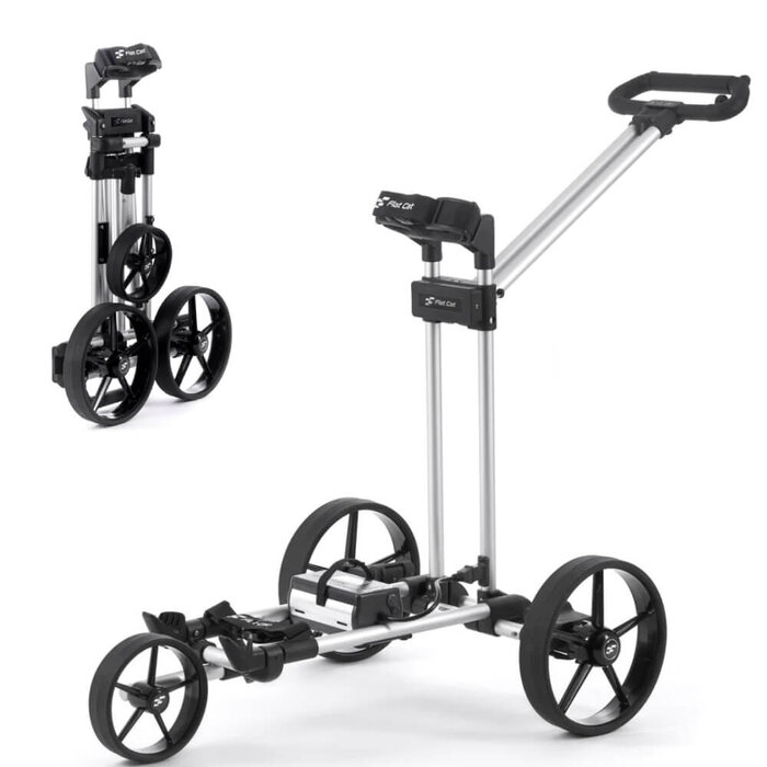 FlatCat FlatCat Gear-2 Electric Golf Trolley - Silver