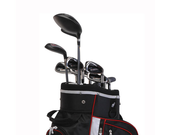 Spalding Spalding True Black Set de golf para mujer de 13 piezas | bolsa de golf trípode (varilla de grafito)