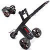 GoKart MK2 Carro de Golf Eléctrico Manual - Negro Rojo