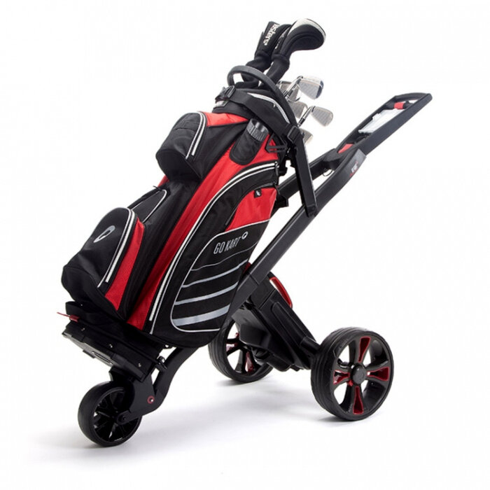 GoKart GoKart MK2 Carro de Golf Eléctrico Manual - Negro Rojo
