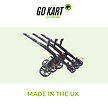 GoKart GoKart MK2 Carro de Golf Eléctrico Manual - Negro Rojo