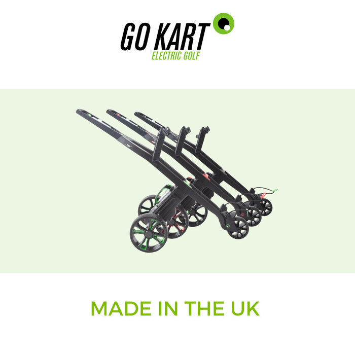 GoKart GoKart MK2 Manual Electric Golf Trolley - Black Red