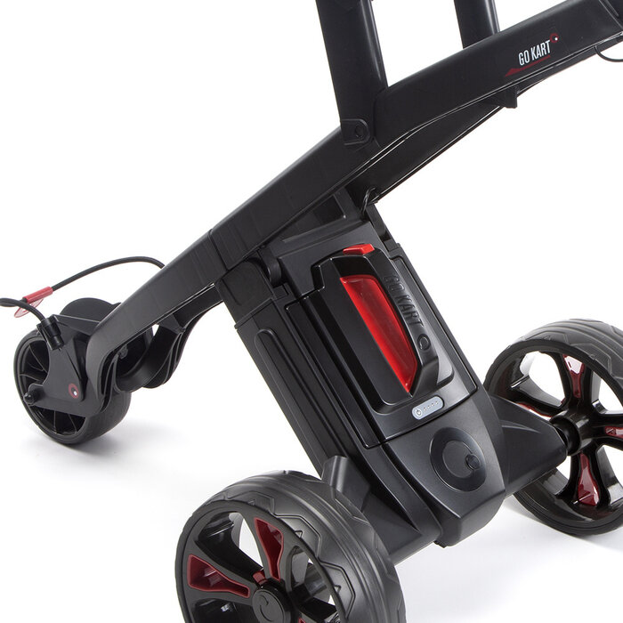 GoKart GoKart MK2 Carro de Golf Eléctrico Manual - Negro Rojo