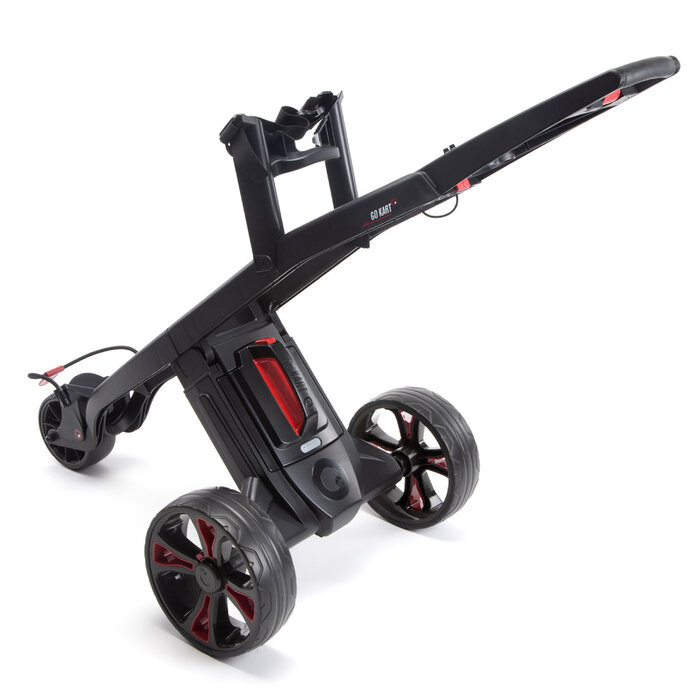 GoKart GoKart MK2 Carro de Golf Eléctrico Manual - Negro Rojo