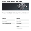 PXG PXG V3 0311 Forged Wedge (steel shaft) - Negro
