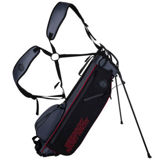 FastFold FastFold PSV 6 Inch Bolsa de golf trípode - Negro Rojo