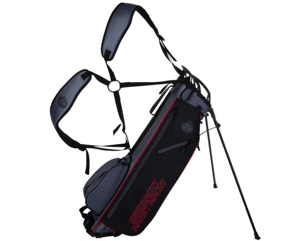 FastFold FastFold PSV 6 Inch Bolsa de golf trípode - Negro Rojo