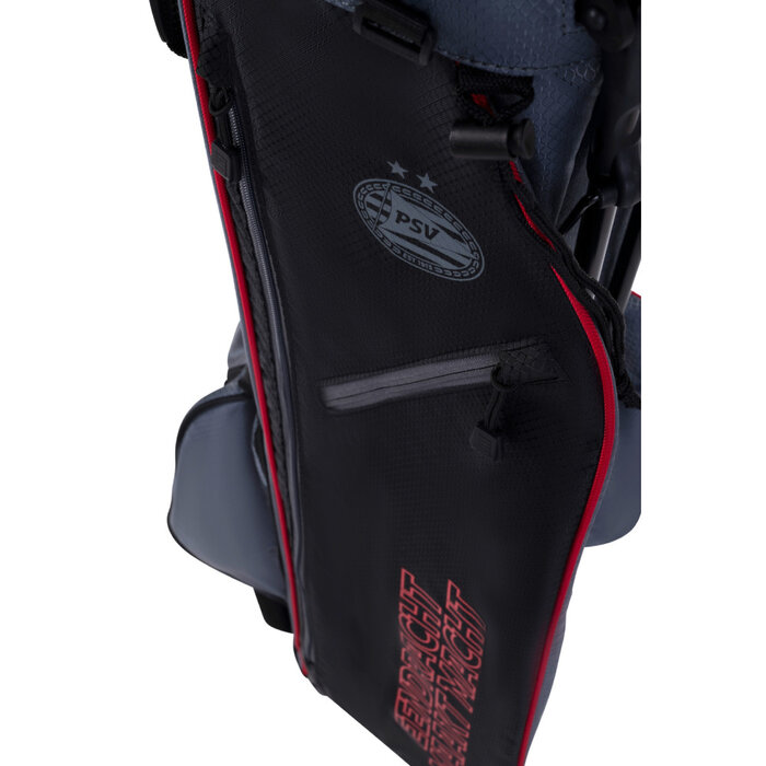FastFold FastFold PSV 6 Inch Bolsa de golf trípode - Negro Rojo