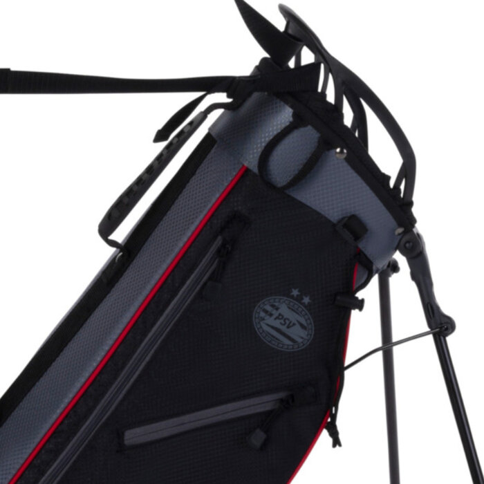FastFold FastFold PSV 6 Inch Bolsa de golf trípode - Negro Rojo