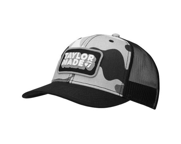 TaylorMade TaylorMade Gorra de Golf Retro Trucker 2024 - Camuflaje Gris