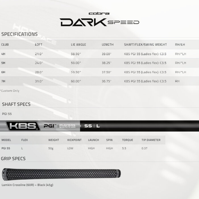 Cobra Cobra Darkspeed Híbrido Mujer 2024