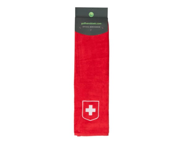 Nova Golf Nova Golf 'Bandera Suiza' Toalla de Golf - Rojo
