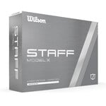 Wilson Staff Model X Bolas de golf 2024 - Blanco - 12 Unidades