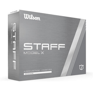 Wilson Wilson Staff Model X Bolas de golf 2024 - Blanco - 12 Unidades