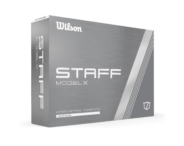 Wilson Wilson Staff Model X Bolas de golf 2024 - Blanco - 12 Unidades
