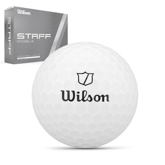 Wilson Wilson Staff Model X Bolas de golf 2024 - Blanco - 12 Unidades